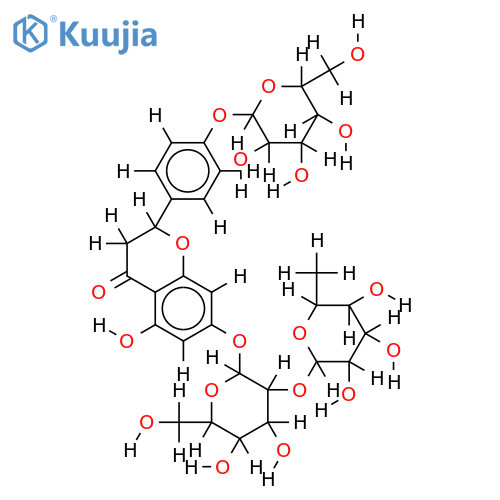 Naringenin-4'-glucoside-7-neohesperidoside structure