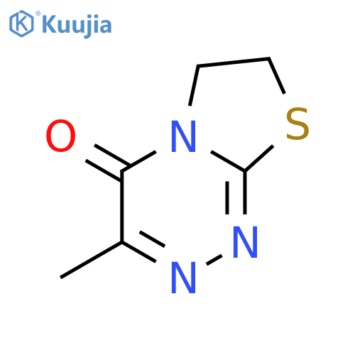 4H-Thiazolo[2,3-c][1,2,4]triazin-4-one, 6,7-dihydro-3-methyl- structure