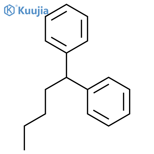 Pentane-1,1-diyldibenzene structure