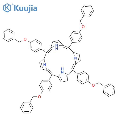 21H,23H-Porphine, 5,10,15,20-tetrakis[4-(phenylmethoxy)phenyl]- structure