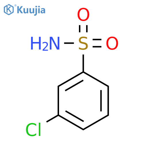 3-chlorobenzene-1-sulfonamide structure