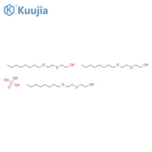 Phosphoric acid--2-[2-(octyloxy)ethoxy]ethan-1-ol (1/3) structure