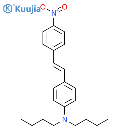 Benzenamine, N,N-dibutyl-4-[(1E)-2-(4-nitrophenyl)ethenyl]- structure