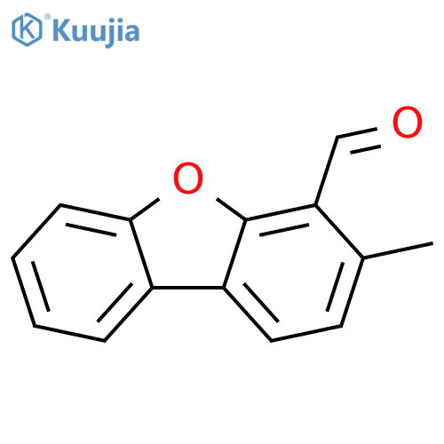 4-Dibenzofurancarboxaldehyde, 3-methyl- structure