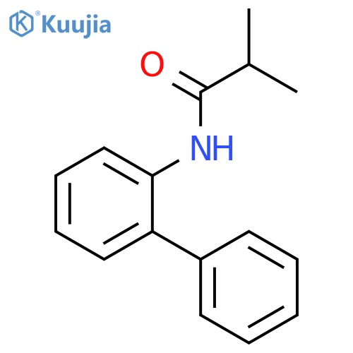 Propanamide,N-[1,1'-biphenyl]-2-yl-2-methyl- structure