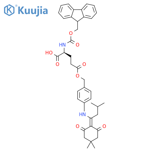 Fmoc-Glu(ODmab)-OH structure