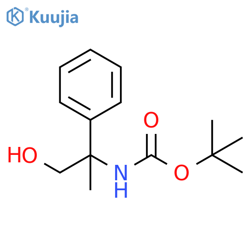 Carbamic acid, (2-hydroxy-1-methyl-1-phenylethyl)-, 1,1-dimethylethyl ester (9CI) structure