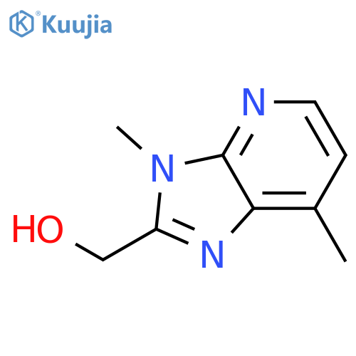 3H-Imidazo[4,5-b]pyridine-2-methanol, 3,7-dimethyl- structure