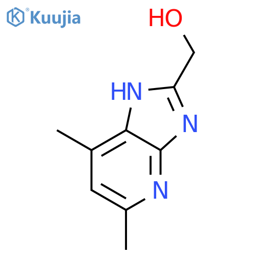 5,7-dimethyl-3H-Imidazo[4,5-b]pyridine-2-methanol structure
