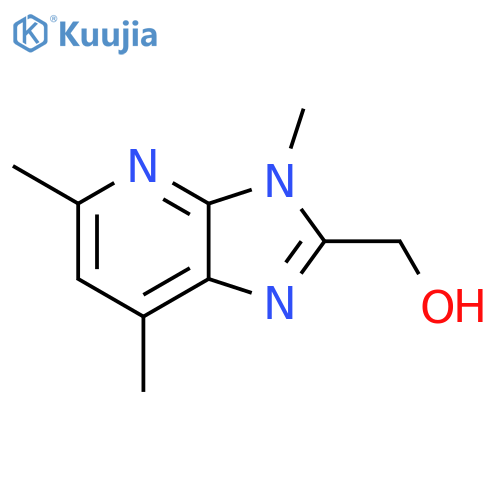 3,5,7-trimethyl-3H-Imidazo[4,5-b]pyridine-2-methanol structure