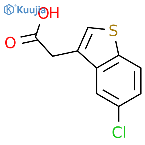 5-Chlorobenzobthiopehne-3-acetic Acid structure