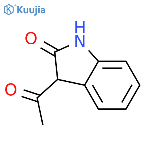 2H-Indol-2-one,3-acetyl-1,3-dihydro- structure