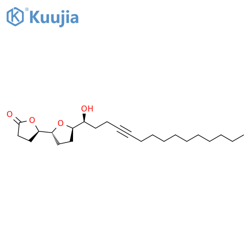 [2,2'-Bifuran]-5(2H)-one, hexahydro-5'-[(1S)-1-hydroxy-4-pentadecyn-1-yl]-, (2R,2'R,5'R)- structure