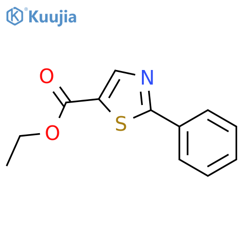 Ethyl 2-phenylthiazole-5-carboxylate structure