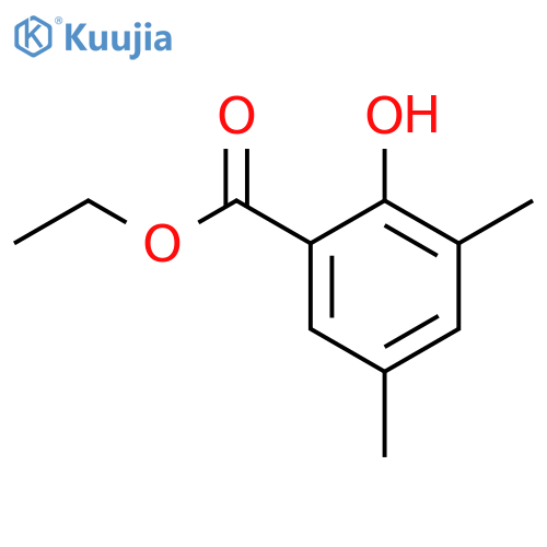 Ethyl 3,5-dimethyl-2-hydroxybenzoate structure