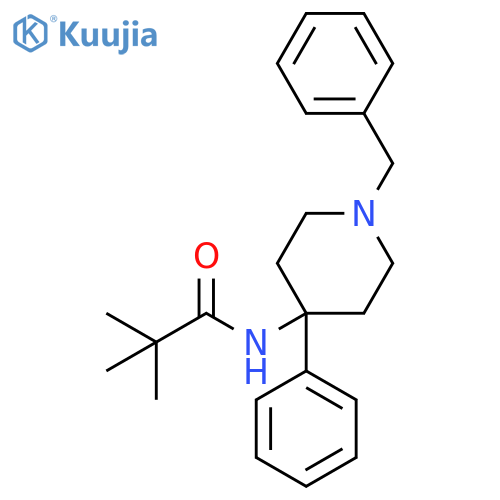 Propanamide, 2,2-dimethyl-N-[4-phenyl-1-(phenylmethyl)-4-piperidinyl]- structure