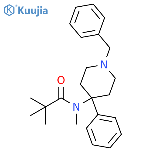 Propanamide,N,2,2-trimethyl-N-[4-phenyl-1-(phenylmethyl)-4-piperidinyl]- structure