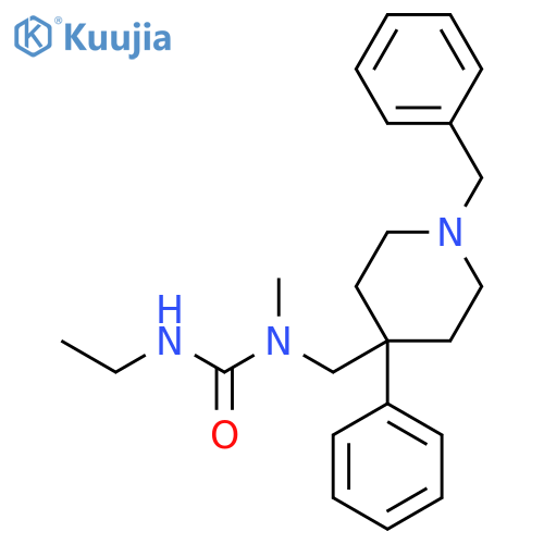 Urea,N'-ethyl-N-methyl-N-[[4-phenyl-1-(phenylmethyl)-4-piperidinyl]methyl]- structure