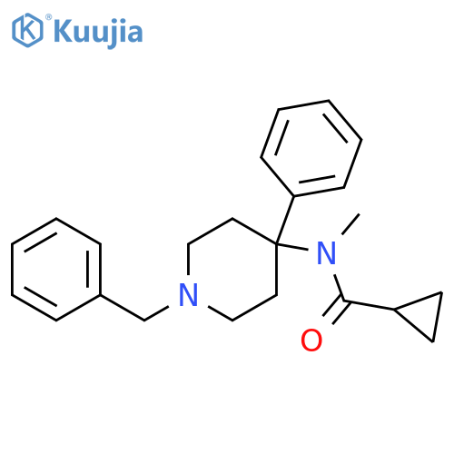 Cyclopropanecarboxamide,N-methyl-N-[4-phenyl-1-(phenylmethyl)-4-piperidinyl]- structure