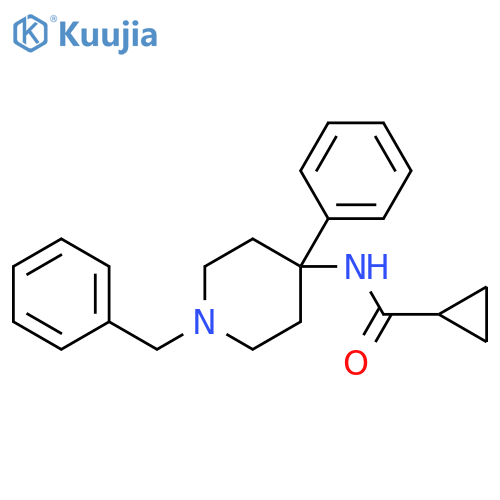 Cyclopropanecarboxamide,N-[4-phenyl-1-(phenylmethyl)-4-piperidinyl]- structure