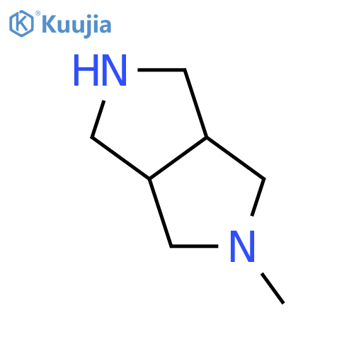 cis-5-methyl-2,3,3a,4,6,6a-hexahydro-1H-pyrrolo[3,4-c]pyrrole structure