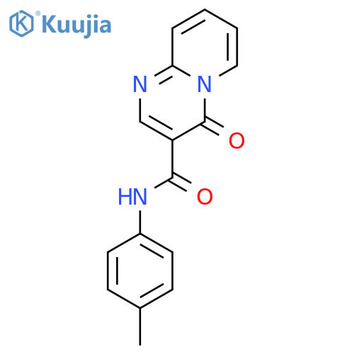 4H-Pyrido[1,2-a]pyrimidine-3-carboxamide,N-(4-methylphenyl)-4-oxo- structure