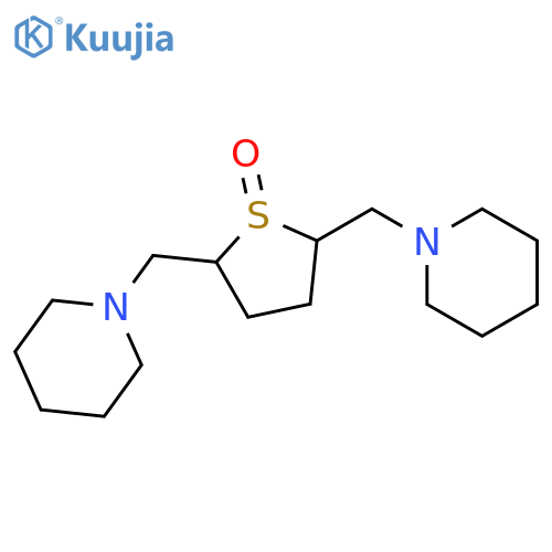 Piperidine,1,1'-[(tetrahydro-1-oxido-2,5-thiophenediyl)bis(methylene)]bis-, (2a,5a)- (9CI) structure