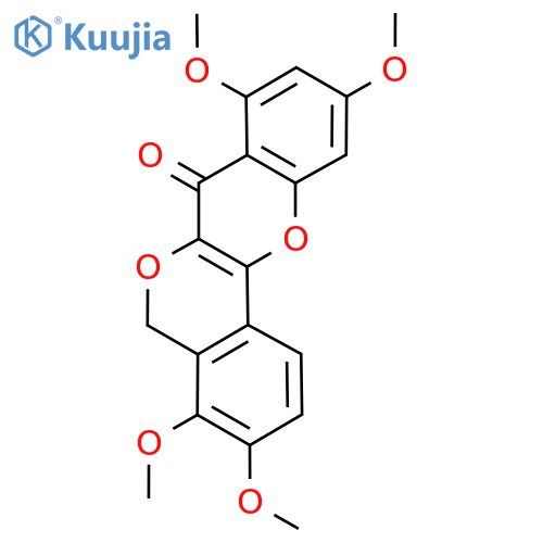 3,4,8,10-Tetramethoxy-5H-isochromeno[4,3-b]chromen-7-one structure
