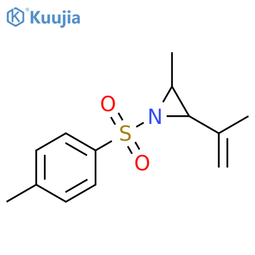Aziridine, 2-methyl-3-(1-methylethenyl)-1-[(4-methylphenyl)sulfonyl]- structure