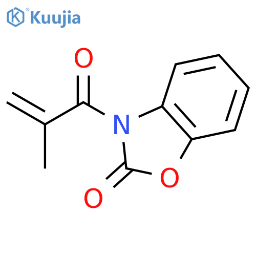 2(3H)-Benzoxazolone, 3-(2-methyl-1-oxo-2-propenyl)- structure