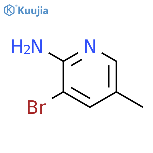 3-bromo-5-methylpyridin-2-amine structure
