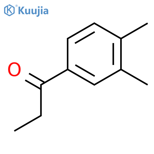 1-(3,4-Dimethylphenyl)propan-1-one structure