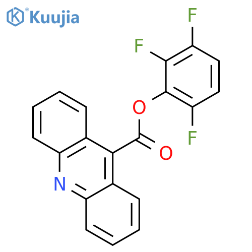 9-ACRIDINECARBOXYLIC ACID, 2,3,6-TRIFLUOROPHENYL ESTER structure