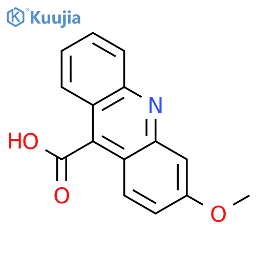 9-Acridinecarboxylic acid, 3-methoxy- structure