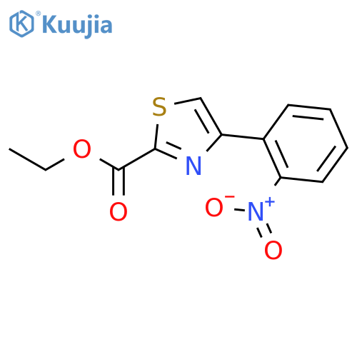 Ethyl 4-(2-Nitrophenyl)Thiazole-2-Carboxylate structure