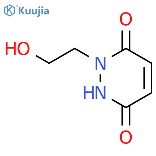 1-(2-hydroxyethyl)-1,2,3,6-tetrahydropyridazine-3,6-dione structure