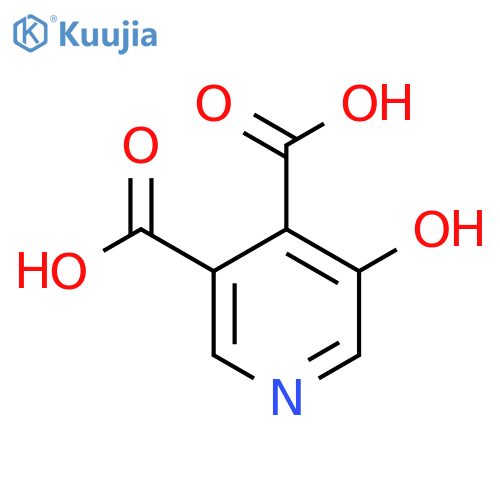 5-hydroxypyridine-3,4-dicarboxylic Acid structure