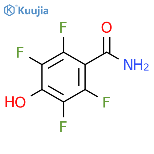 Benzamide, 2,3,5,6-tetrafluoro-4-hydroxy- structure
