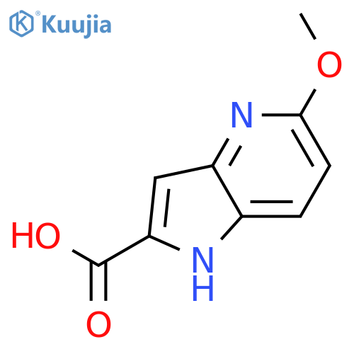 5-Methoxy-1H-pyrrolo3,2-Bpyridine-2-carboxylic Acid structure