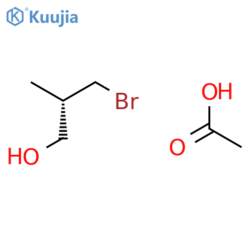 1-Propanol, 3-bromo-2-methyl-, acetate, (S)- structure