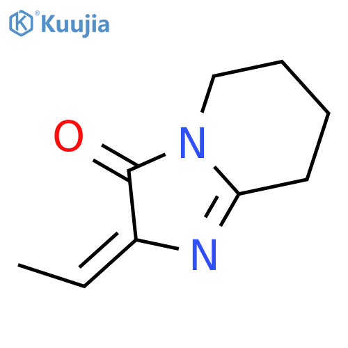 2-ethylidene-5,6,7,8-tetrahydro-Imidazo[1,2-a]pyridin-3(2H)-one structure