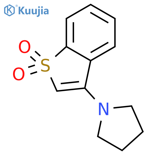 1-(1,1-dioxido-1-benzothien-3-yl)pyrrolidine structure