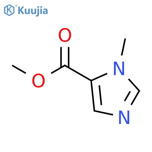 Methyl 1-methyl-1H-imidazole-5-carboxylate structure
