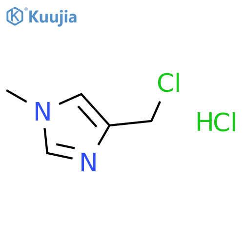 4-(Chloromethyl)-1-methyl-1H-imidazole hydrochloride structure