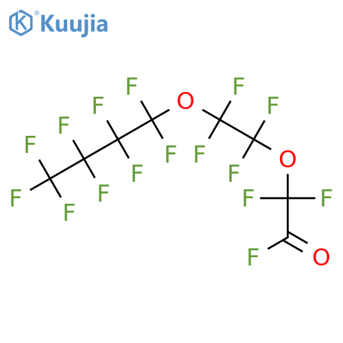 Acetylfluoride,2,2-difluoro-2-[1,1,2,2-tetrafluoro-2-(1,1,2,2,3,3,4,4,4-nonafluorobutoxy)ethoxy]- structure