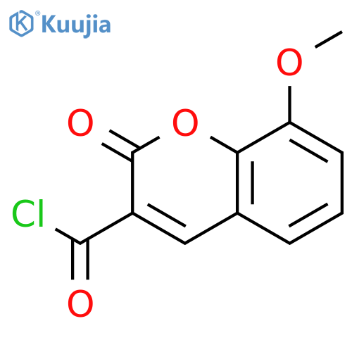 8-Methoxycoumarin-3-carboxylic acid chloride structure
