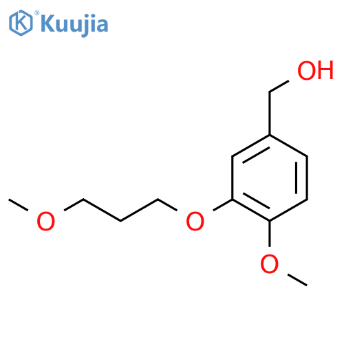4-Methoxy-3-[(3-Methoxypropoxy)phenyl] methanol structure