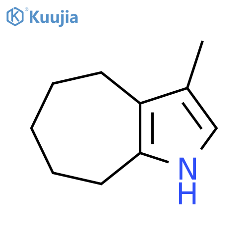 1,4,5,6,7,8-hexahydro-3-methyl-Cyclohepta[b]pyrrole structure