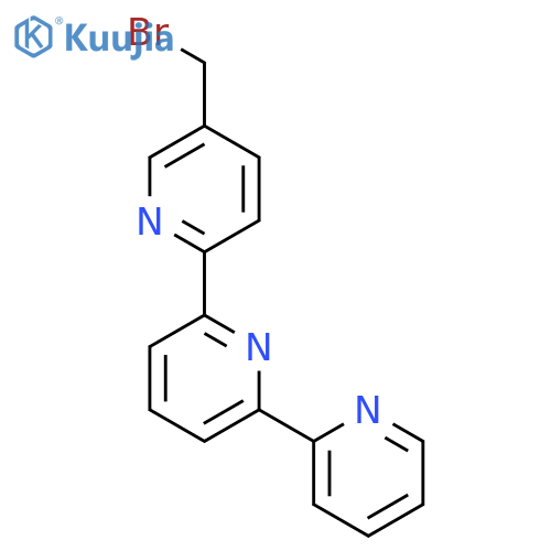 2,2':6',2''-Terpyridine, 5-(bromomethyl)- structure