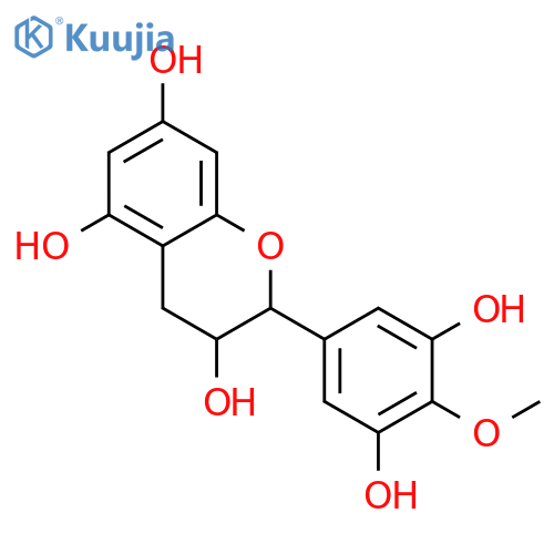 2H-1-Benzopyran-3,5,7-triol,2-(3,5-dihydroxy-4-methoxyphenyl)-3,4-dihydro-, (2R,3R)- structure